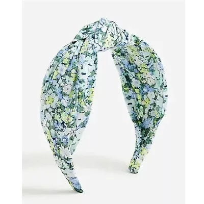 J. Crew X Liberty London Fabrics Floral Thorpe Hill Garden Print Headband Knot • $18.99