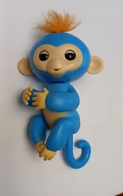 $13.50 • Buy FINGERLINGS Blue Baby Monkey BORIS - Very Good Working Condition