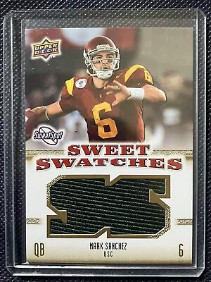 2010 UD Sweet Spot Swatches Mark Sanchez #SSW-53 Rookie Jersey Patch USC • $2.99