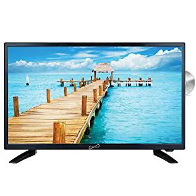 Supersonic 24  Widescreen LED HDTV W/ DVD Player 12 Volt AC / DC SC-2412 NEW • $174.99