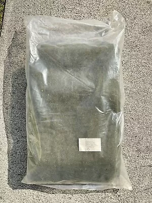 $59 • Buy Vintage Military Wool Blanket Olive Green 118 66 W X 90”L Size 3 Army New