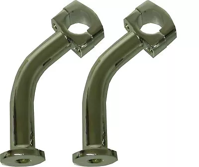 Handlebar Risers 5  Chrome Pull Back (Pair) For 1' & 7/8' Handlebars • £63.55