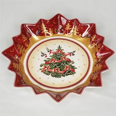 Villeroy & Boch TOY'S FANTASY Serving Dish/Plate ~ Christmas Tree 10  • $32.71