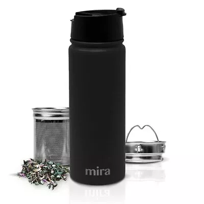 Stainless Steel Insulated Tea Infuser Bottle For Loose Tea - Thermos Travel M... • $37.46