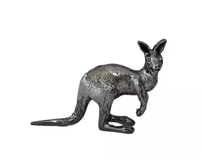 Small Pewter Kangaroo Figurine • $9.99