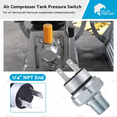 1/4  NPT End Air Compressor Pressure Tank Control Switch Off Valve 90-120PSI • $15.99