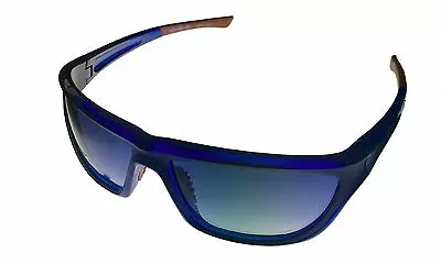 Umbro Mens Sunglass Blue Blue Gradient Lens Plastic Sport Wrap GS02  • $24.99