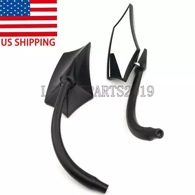 Motorcycle Black Rear View Mirrors For Suzuki Boulevard C50 C90 C109R M109R M50 • $30.06