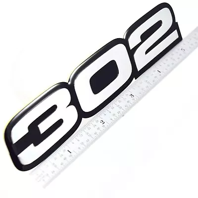  1x 302 5.0 Liter Emblem Badge Fits Ford In Silver & Black • $12.99