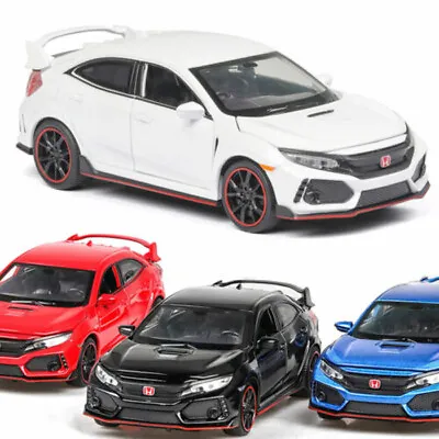 1:32 Scale Vehicles Diecast Car Model Kids Honda Civic Type R Toys Vehicle Gift • £17.15