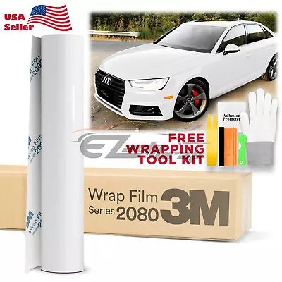 Genuine 3M 2080 Series G10 Gloss White Vinyl Wrap Vehicle Film Decal Bubble Free • $4.99