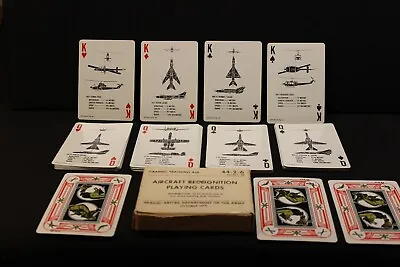$12.50 • Buy Military Aircraft Recognition  Playing Cards