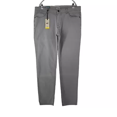 Camel Active HOUSTON Grey Mens Regular Straight Fit Jeans Trousers W38 L34 • £21.99