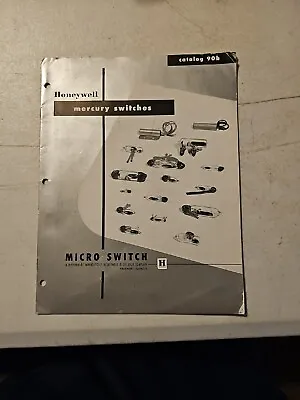 Vintage 1959 MICRO SWITCH DIVISION OF HONEYWELL Micro SWITCHES CATALOG 90B • $9.56