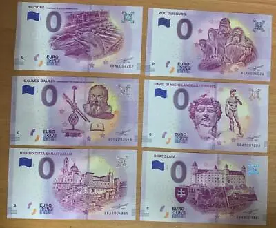 £2.04 • Buy ITALY 2017-2020 -  6 Turistic Banknotes  0  Euro UNC / N6225