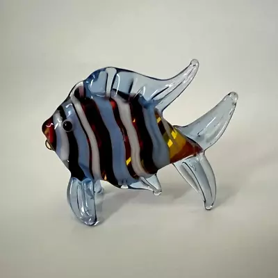 Murano Glass Handcrafted Unique Lovely Mini Fish Figurine Size 1 • $16.92