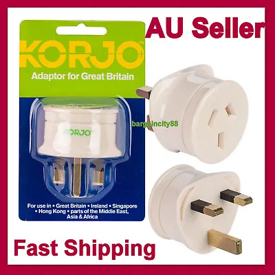 Travel Adapter Adapter Socket To Plug AU To England Singapore HK China UK Plug • $23.72