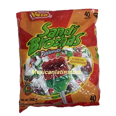 Vero Sandi Brochas 40-ct Bag Filled With Powder Chili Net Wt 1-lb 3-oz • $16.50