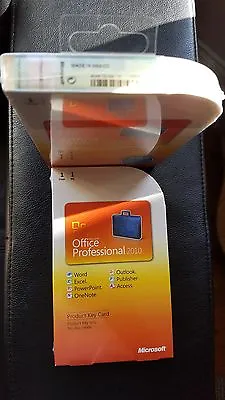 Microsoft Office Professional 2010 Product Key Card (PKC)SKU 269-14834FullNIB • $249.99