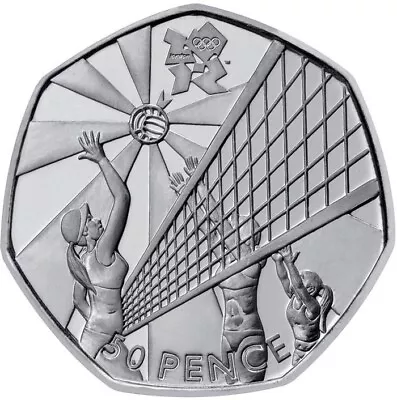 50P OLYMPICS BASKETBALL COIN ( Picture Is A Print) (Please Read Below) • £2.99