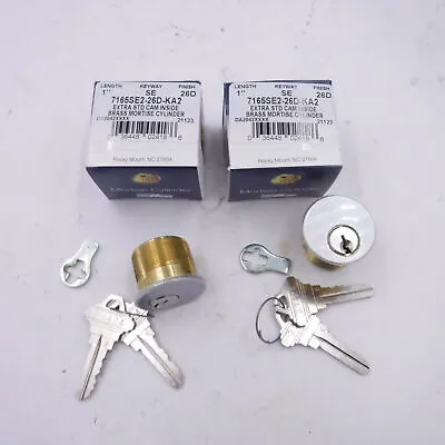 2 Pack Kaba Ilco 7165SE2-26D-KA2 Mortise Cylinder • $13.59