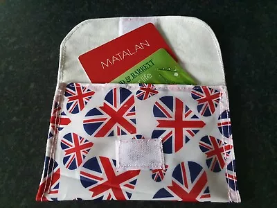 Handmade Card Wallet Union Jack • £5