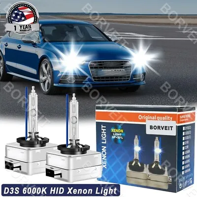 New OEM D3S Xenon HID Headlight Bulbs Upgrade Kit For 2010-2015 Audi A7 S7 RS7 • $35.99