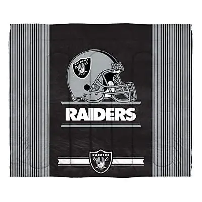 Northwest NFL Las Vegas Raiders Safety FULL/QUEEN Comforter And Shams • $94.99