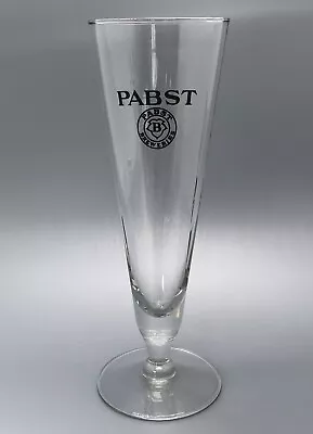 Pabst Beer Pilsner Glass / Vtg Tavern Barware Advertising / Man Cave Bar Decor • $49.95