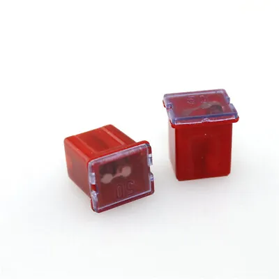 50A AMP JCASE 32V FUSES LOW PROFILE FEMALE PUSH IN CARTRIDGE FUSE J CASE Red • $2.50