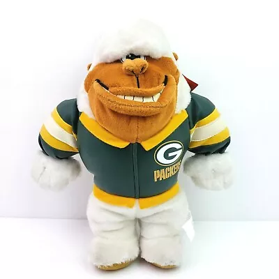 Vintage 2001 Play By Play NFL Green Bay Packers Gorilla Plush Stuffed Animal • $12.71