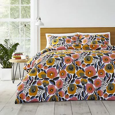MARIMEKKO - Queen Duvet Cover Set Cotton Percale Bedding With Matching Shams... • $257.58