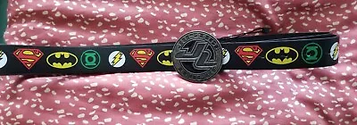 Justice League Belt - DC - Batman - Flash - Wonder Woman • £10