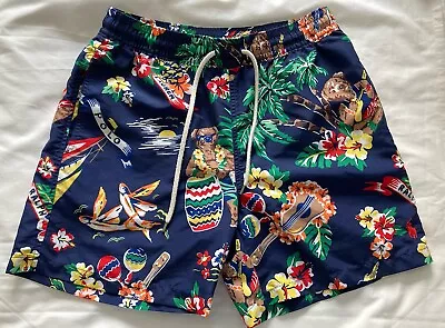 Ralph Lauren Polo Hawaiian Bear Men’s Swim Shorts  - Size S • £15