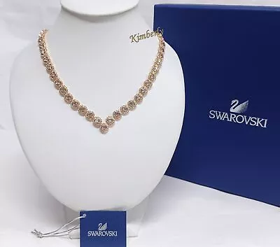 Swarovski Angelic Necklace Large V-Shape Square Crystal ROS Authentic 5351308 • $182.61