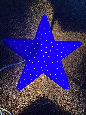 Ikea Kids Blue Star Light Smila Stjarna Wall Mount • £8.99