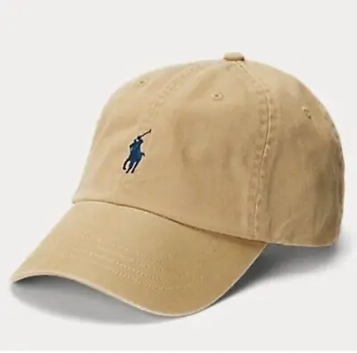 Polo Ralph Lauren Beige Classic Sport Cap - Adjustable/UNISEX/WITH QR CODE • £44.99