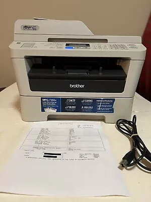 Brother MFC-7360N Work Group Laser Printer W/ 1456 Pages And 90% Drum Remaining • $189