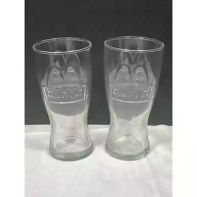 Vintage 1992 McDonalds Fast Food Beer Milkshake Glasses Set Of 2 • $11.95