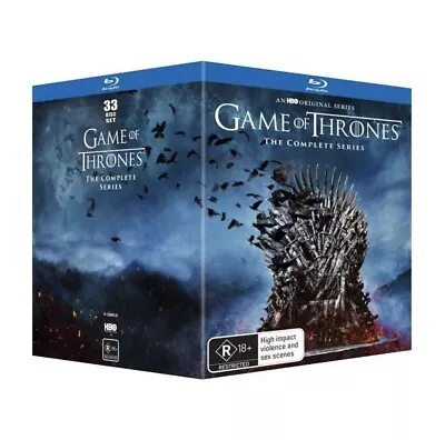 GAME OF THRONES : The Complete Series Seasons 1-8 : NEW Blu-Ray Box Set • $160