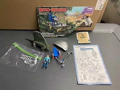 TYCO 1989 Dino Riders Dimetrodon W/Accessories Complete • $174.99