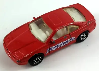 1992 Matchbox 1/62 Scale BMW 850i Red Ripper White Interior Sports Car Loose FR • $4.72