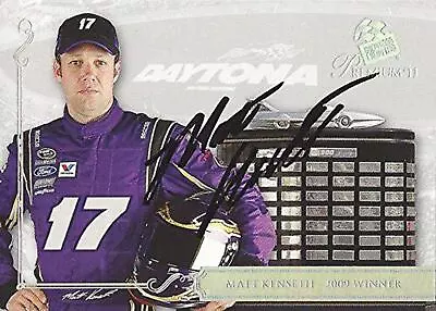 AUTOGRAPHED Matt Kenseth 2011 Press Pass Premium Racing THE 500 CLUB (Daytona Tr • $25.99