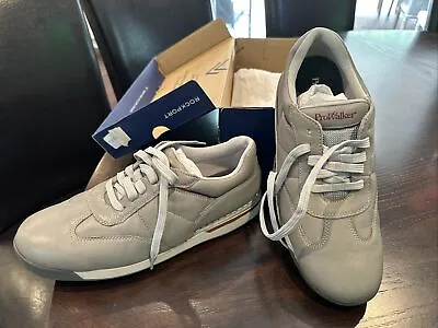ROCKPORT MEN'S M7200 PROWALKER PLUS Grey Leather Sneakers Shoes Size 10 W New • $76