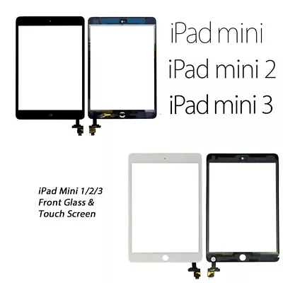 NEW IPad Mini 1/2/3 Front Glass Digitiser Touch Screen A1432 A1489 A1599 • £8.95