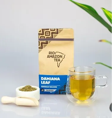 Damiana Leaf Tea Rio Amazon Teabags  (90). BBE 06/2024 • £16.99