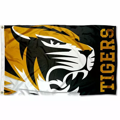 Missouri Mizzou Tigers Bold Logo NCAA Flag Tailgating Banner • $32.95