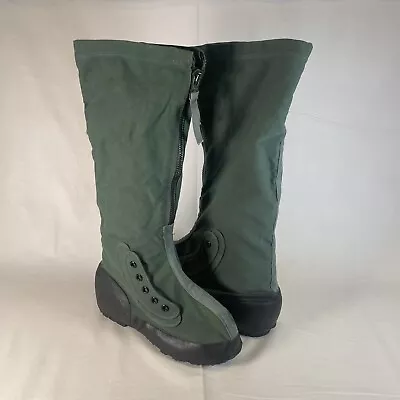 US Military N-1B MUKLUK BOOTS Snow Extreme Cold Arctic Boots Large-NO LACES • $39.99