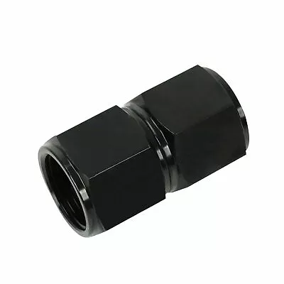 10 AN To -10 AN Straight Female Swivel Coupler Union Fitting Black • $6.99