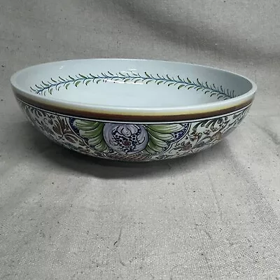 Hand Painted LARGE BOWL Portugal Condeixa Made In Town Of Conímbriga 12  • $90